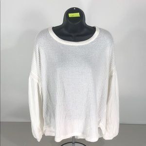 American rag white sweater